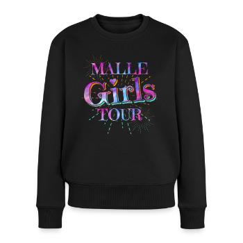 Malle Girls Tour - Frauen Premium Bio Pullover - Schwarz - Vorne - Julia (174cm)
