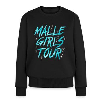 Malle Girls Tour - Frauen Premium Bio Pullover - Schwarz - Vorne - Julia (174cm)
