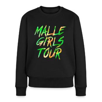 Malle Girls Tour - Frauen Premium Bio Pullover - Schwarz - Vorne - Julia (174cm)
