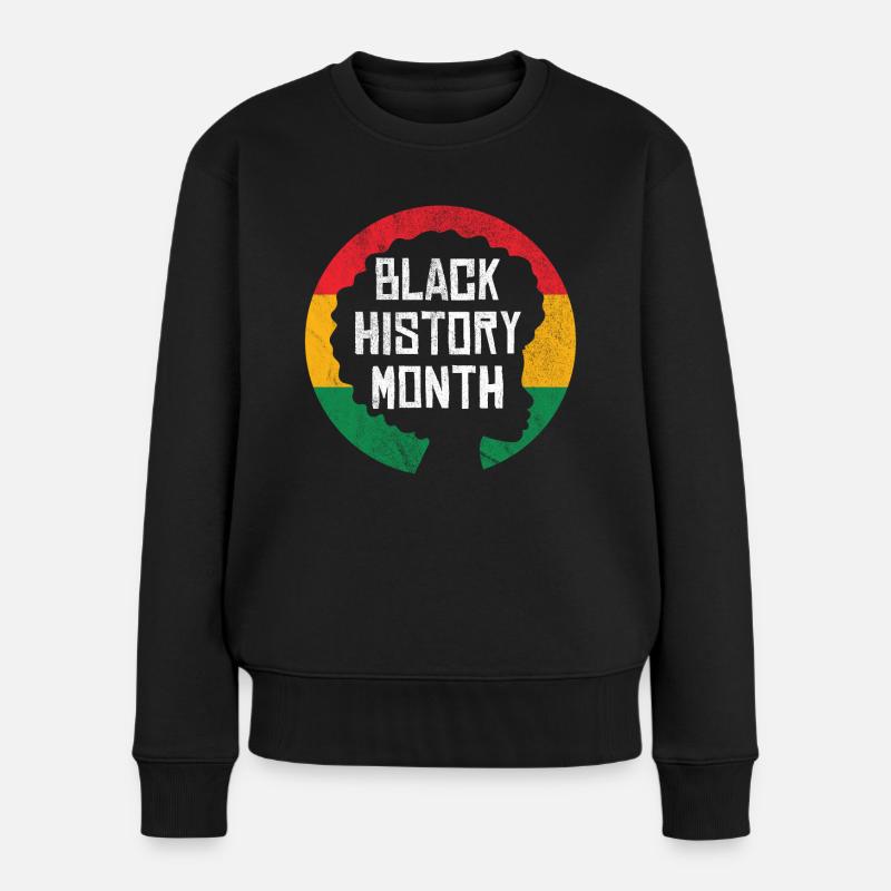 Black History Month - Frauen Premium Bio Pullover - Schwarz