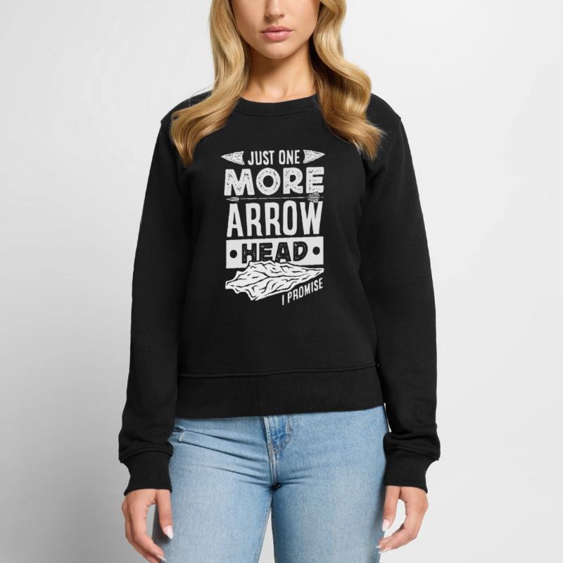 Pointe de flèche Chasseur Tir à l’arc Pointe de flèche Pull Premium bio Femme