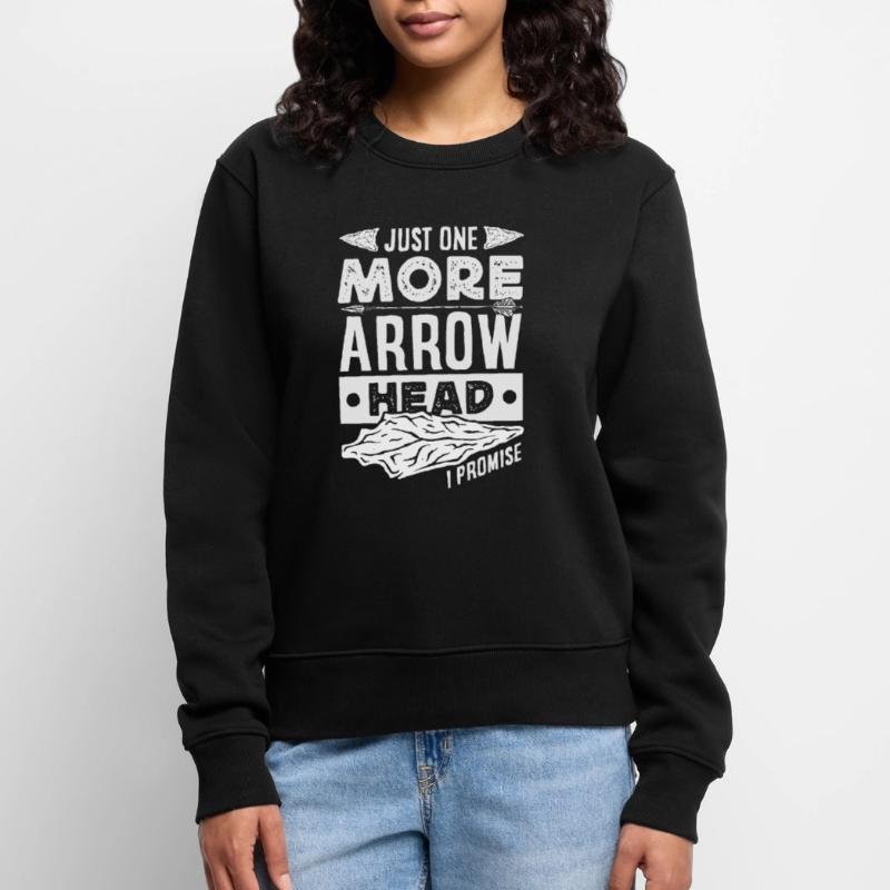 Pointe de flèche Chasseur Tir à l’arc Pointe de flèche Pull Premium bio Femme