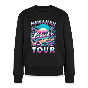 Hawaiian Girls Tour - Women's Premium Organic Jumper - black - Front - Julia (174cm)