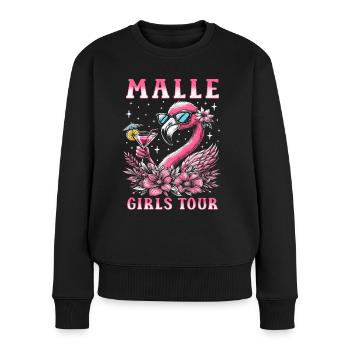 Visite des filles de Malle - Pull Premium bio Femme - noir - Devant - Julia (174cm)