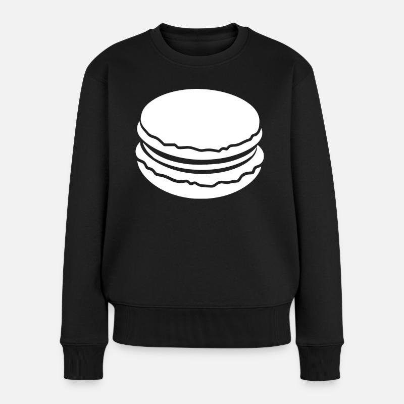 macaron - Pull Premium bio Femme - noir