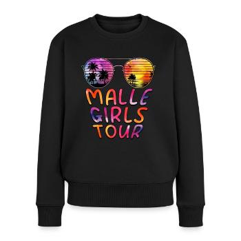 Malle Girls Tour - Frauen Premium Bio Pullover - Schwarz - Vorne - Julia (174cm)
