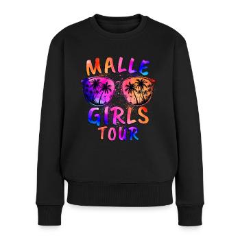 Malle Girls Tour - Women's Premium Organic Jumper - black - Front - Julia (174cm)