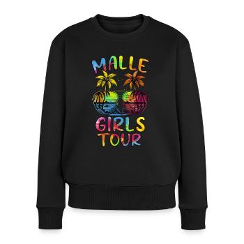 Visite de Malle Girls - Pull Premium bio Femme - noir - Devant - Julia (174cm)