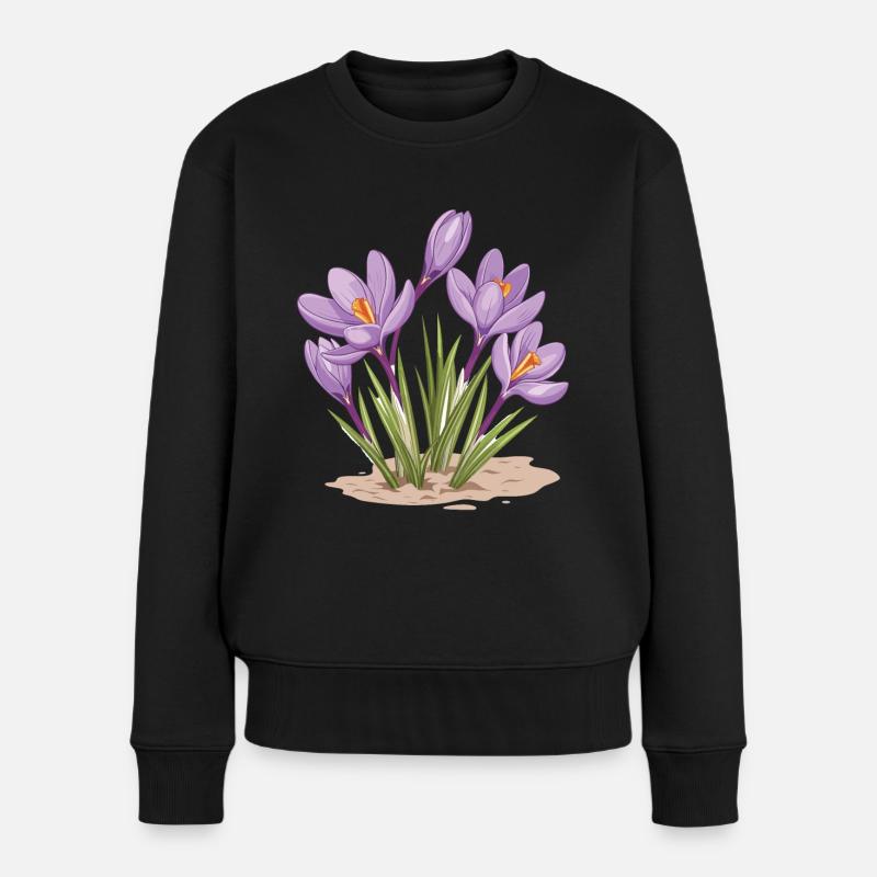 Easter Eostre Pagan Spring - Women's Premium Organic Jumper - black