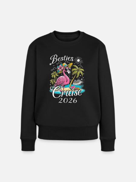 Besties Cruise 2026 - Women's Premium Organic Jumper - black