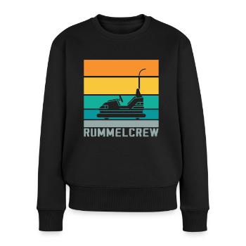 Freizeitpark Kirmes Rummel Autoscooter - Frauen Premium Bio Pullover - Schwarz - Vorne - Julia (174cm)