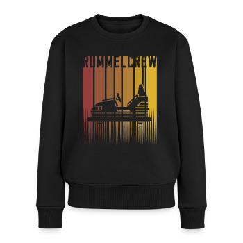 Freizeitpark Kirmes Rummel Autoscooter - Frauen Premium Bio Pullover - Schwarz - Vorne - Julia (174cm)