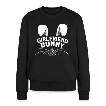 Girlfriend Bunny - Women's Premium Organic Jumper - black - Front - Julia (174cm)