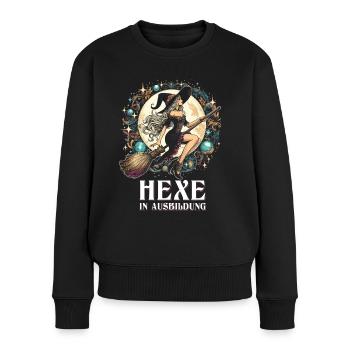 Witch In Training - Women's Premium Organic Jumper - black - Front - Julia (174cm)
