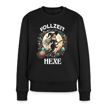 Full-time Witch - Women's Premium Organic Jumper - black - Front - Julia (174cm)