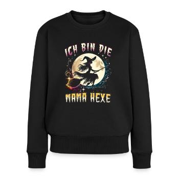 I'm the Mama Witch - Women's Premium Organic Jumper - black - Front - Julia (174cm)