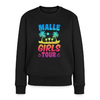 Visite des filles de Malle - Pull Premium bio Femme - noir - Devant - Julia (174cm)