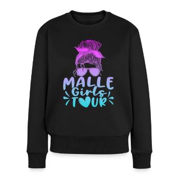 Visite des filles de Malle - Pull Premium bio Femme - noir - Devant - Julia (174cm)