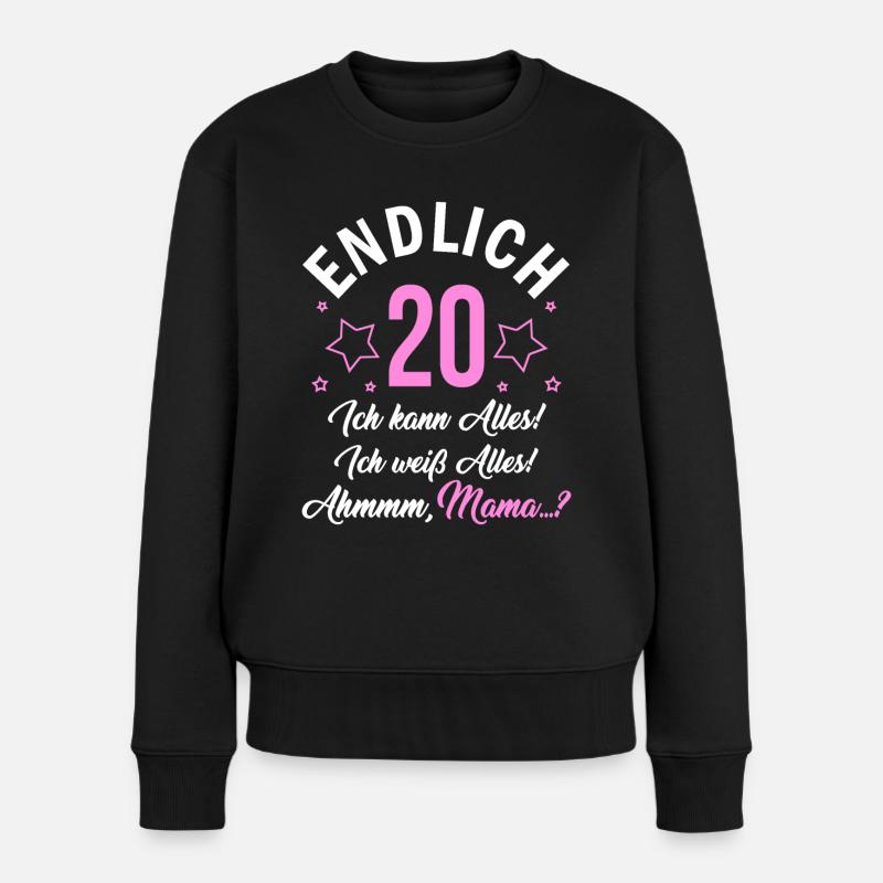 Finally 20 I can do everything I know everything - Women's Premium Organic Jumper - black