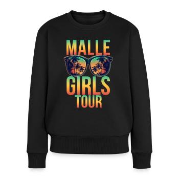 Malle Girls Tour - Frauen Premium Bio Pullover - Schwarz - Vorne - Julia (174cm)