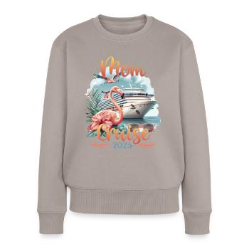 Mom Cruise 2025 - Frauen Premium Bio Pullover - Taupe - Vorne - Julia (174cm)