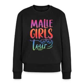 Visite des filles de Malle - Pull Premium bio Femme - noir - Devant - Julia (174cm)