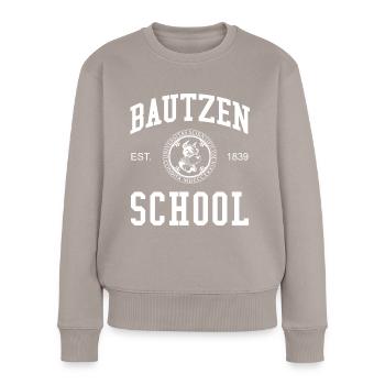 Bautzen School Universität Schule University Uni - Women's Premium Organic Jumper - taupe - Front - Julia (174cm)