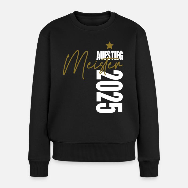 Meister 2025 Aufstiegstrikot Aufstieg 25 - Frauen Premium Bio Pullover - Schwarz