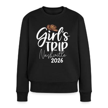Voyage entre filles Nashville 2026 - Pull Premium bio Femme - noir - Devant - Julia (174cm)