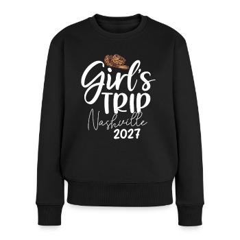 Girls Trip Nashville 2027 - Women's Premium Organic Jumper - black - Front - Julia (174cm)