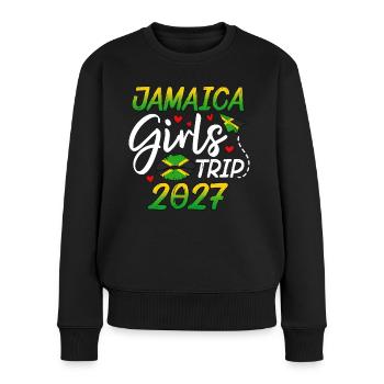 Jamaica Girls Trip 2027 - Women's Premium Organic Jumper - black - Front - Julia (174cm)