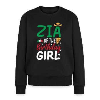 Zia Of The Birthday Girl - Women's Premium Organic Jumper - black - Front - Julia (174cm)