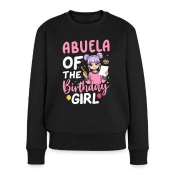 Abuela de La Fille D’anniversaire - Pull Premium bio Femme - noir - Devant - Julia (174cm)
