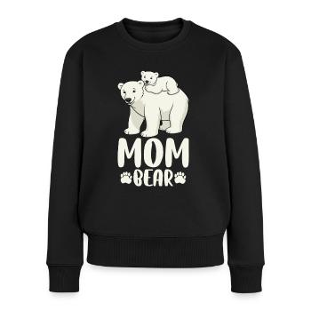 Maman Ours - Pull Premium bio Femme - noir - Devant - Julia (174cm)
