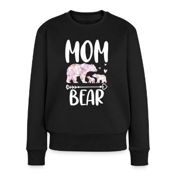 Maman Ours - Pull Premium bio Femme - noir - Devant - Julia (174cm)