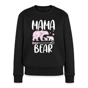 Maman Ours - Pull Premium bio Femme - noir - Devant - Julia (174cm)