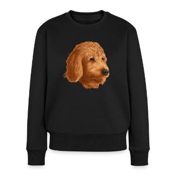 Golden Doodle - Women's Premium Organic Jumper - black - Front - Julia (174cm)