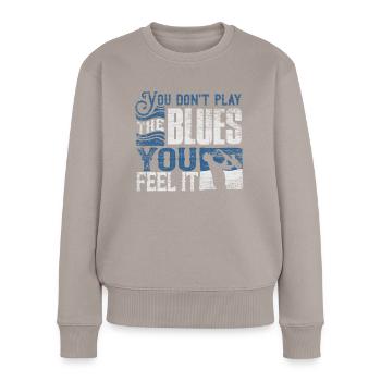 Blues - Pull Premium bio Femme - taupe - Devant - Julia (174cm)