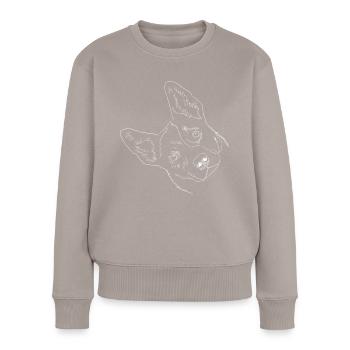 Chien Australian Cattle Dog chien - Pull Premium bio Femme - taupe - Devant - Julia (174cm)