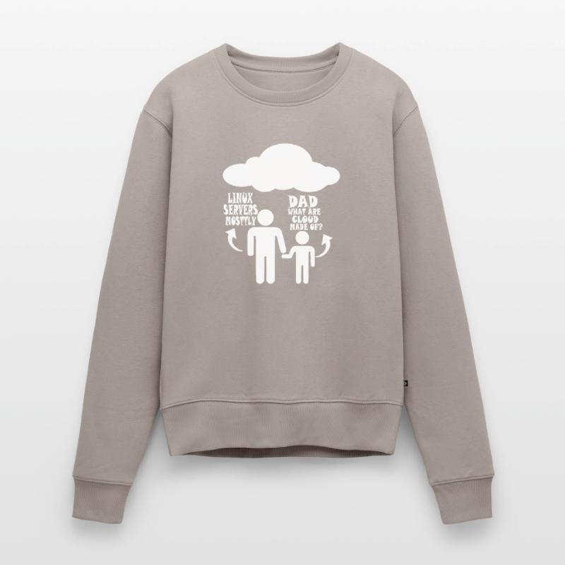 Linux server mostly Women's Premium Organic Jumper