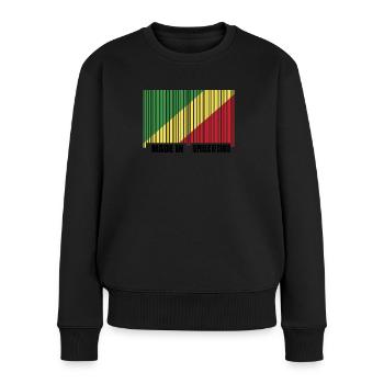 Fabriqué en République du Congo - Pull Premium bio Femme - noir - Devant - Julia (174cm)