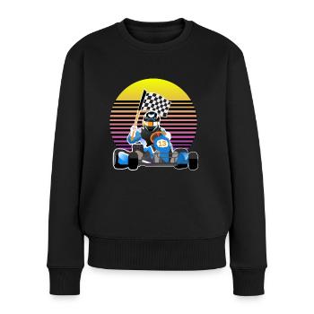 Cadeau d'arène de karting de karting - Pull Premium bio Femme - noir - Devant - Julia (174cm)
