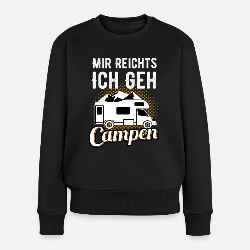 Camper - Frauen Premium Bio Pullover - Schwarz