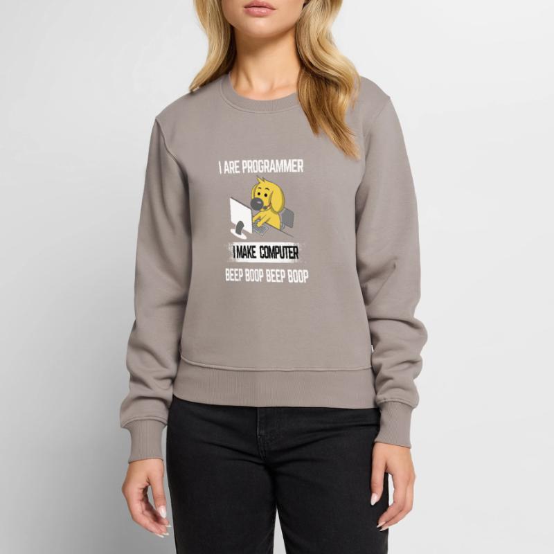 Informatik Programierer Computer PC Geschenk Frauen Premium Bio Pullover