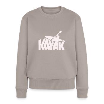 kayaks - Pull Premium bio Femme - taupe - Devant - Julia (174cm)