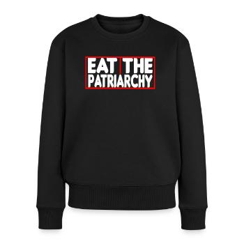 Feministin Feminismus Feminist Geschenk - Frauen Premium Bio Pullover - Schwarz - Vorne - Julia (174cm)