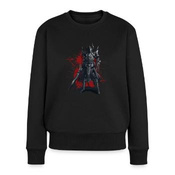 Demon Warrior - Women's Premium Organic Jumper - black - Front - Julia (174cm)