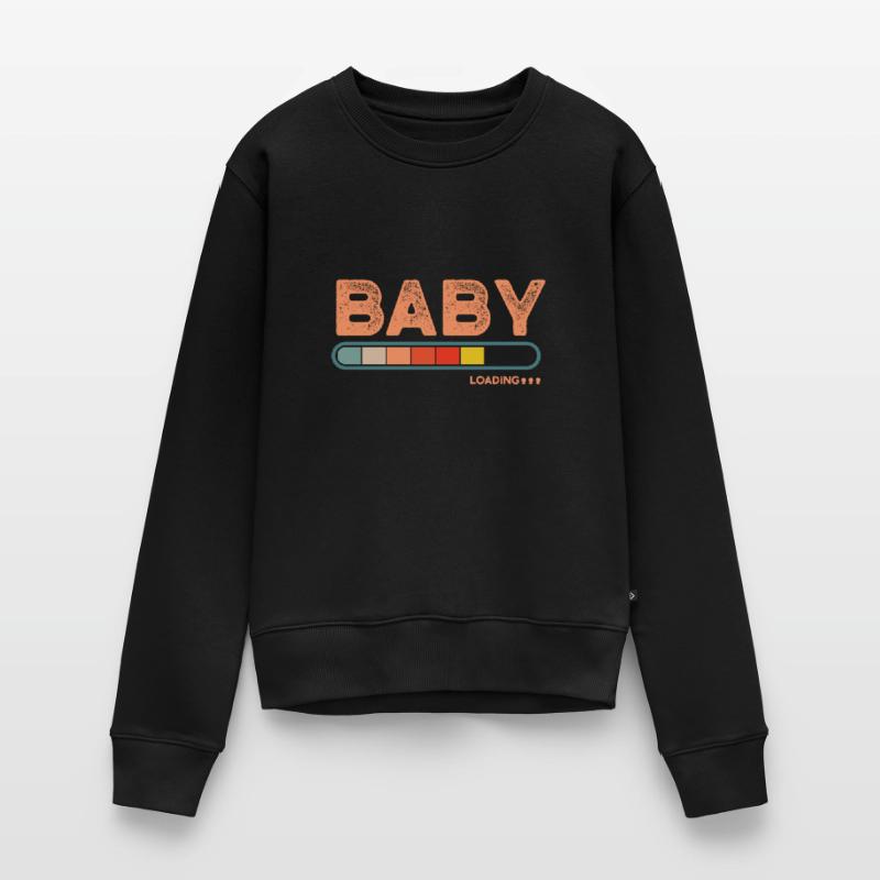 Bébé loading, mère enceinte, devenir mère Pull Premium bio Femme