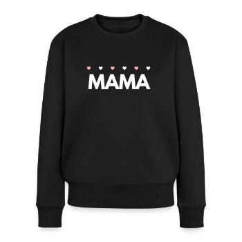 Maman maman - Pull Premium bio Femme - noir - Devant - Julia (174cm)