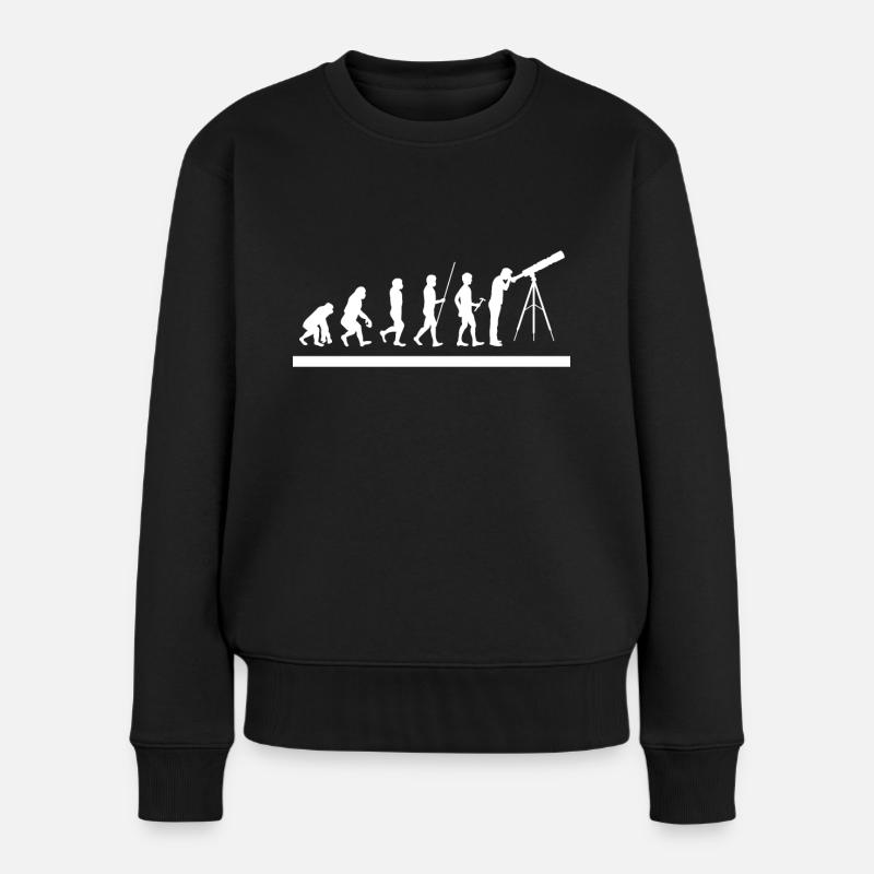 Astronomie - Frauen Premium Bio Pullover - Schwarz